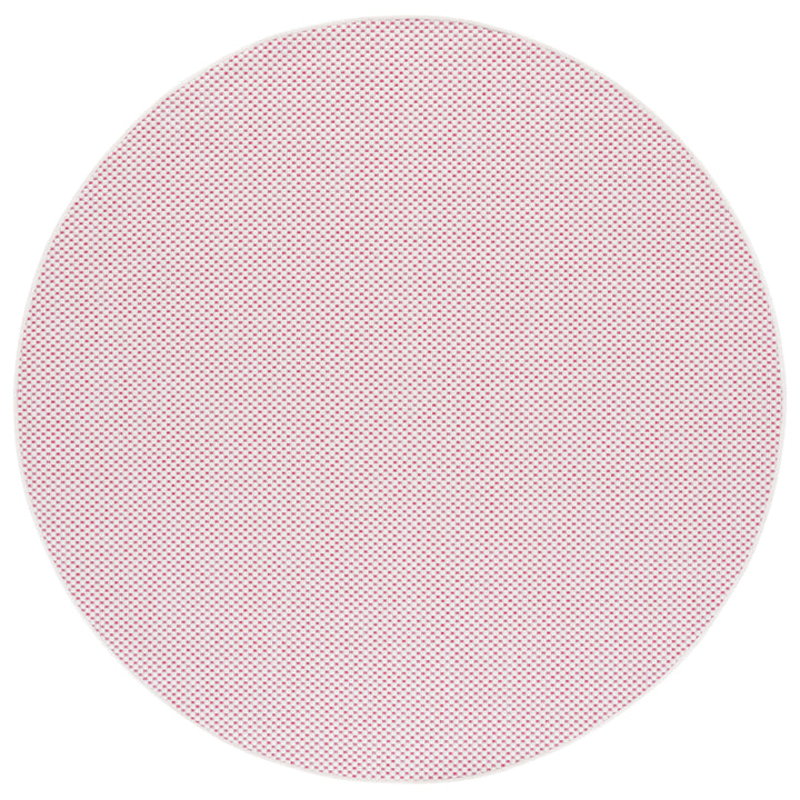 SAFAVIEH Outdoor CY8521-53812 Courtyard Ivory / Pink Rug Image 5