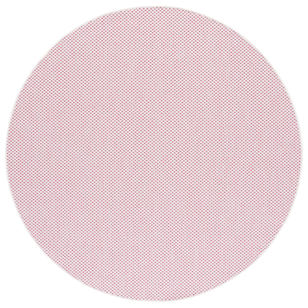 SAFAVIEH Outdoor CY8521-53812 Courtyard Ivory / Pink Rug Image 1