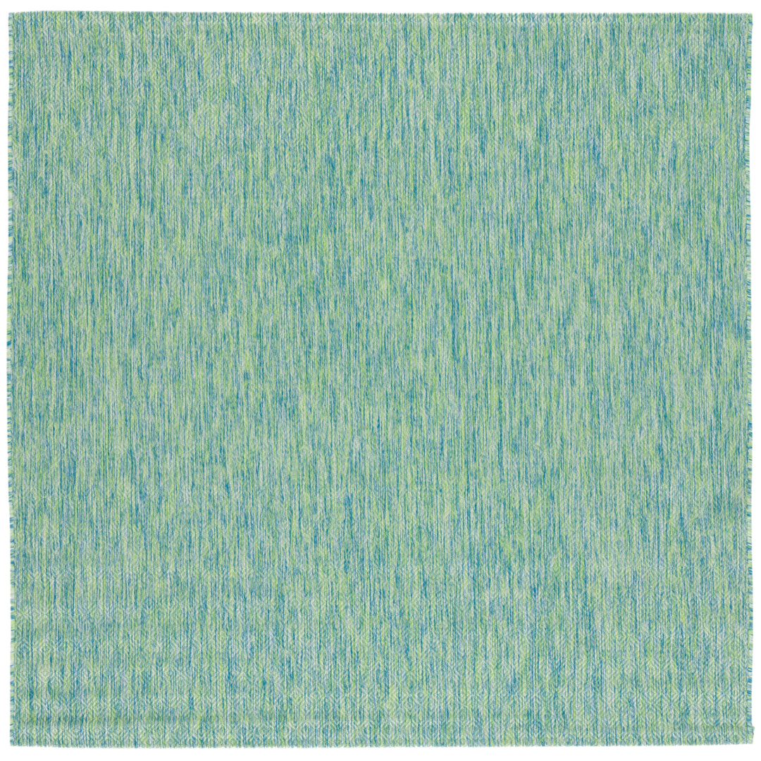 SAFAVIEH Outdoor CY8521-55722 Courtyard Green / Blue Rug Image 5