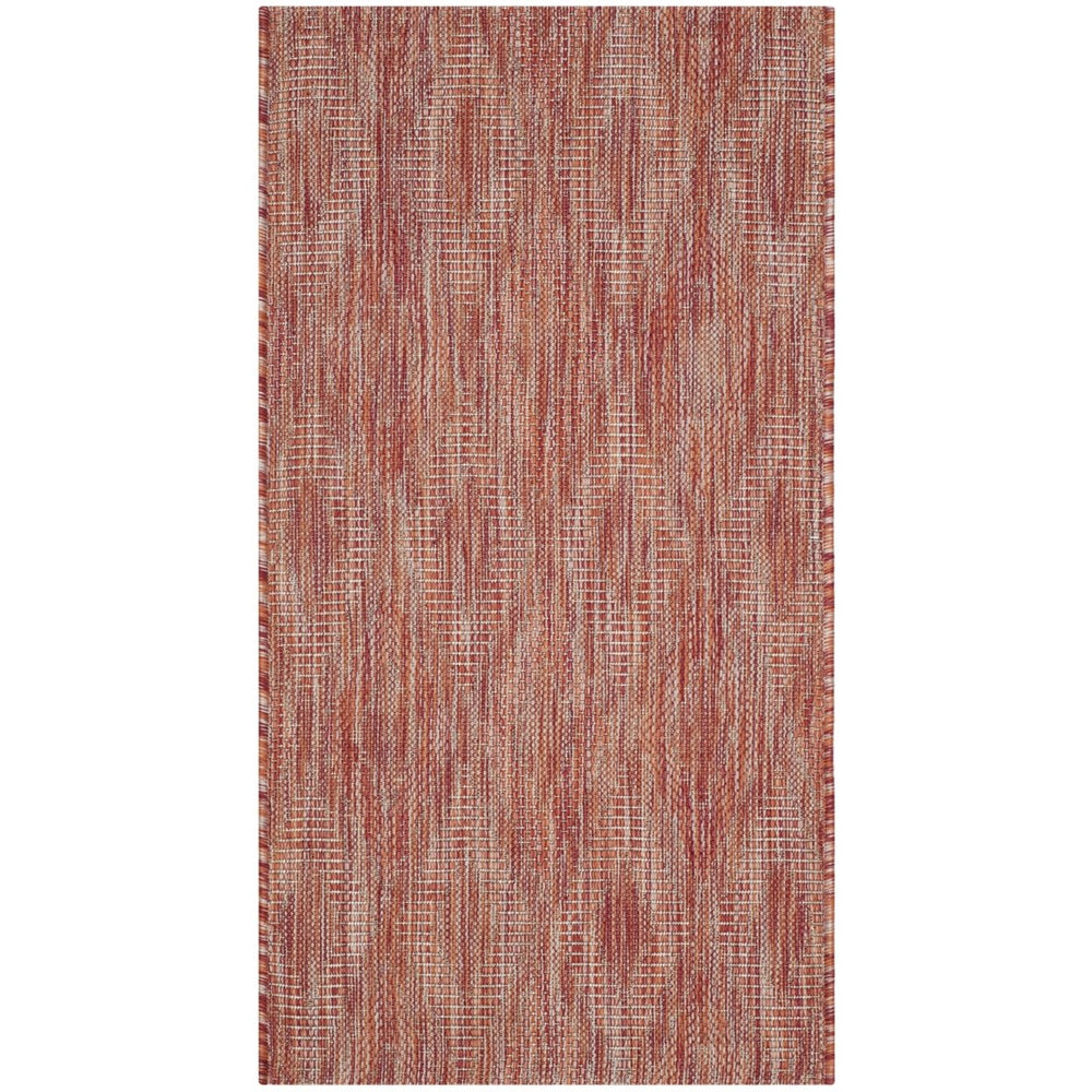 SAFAVIEH Outdoor CY8522-36522 Courtyard Red / Red Rug Image 2