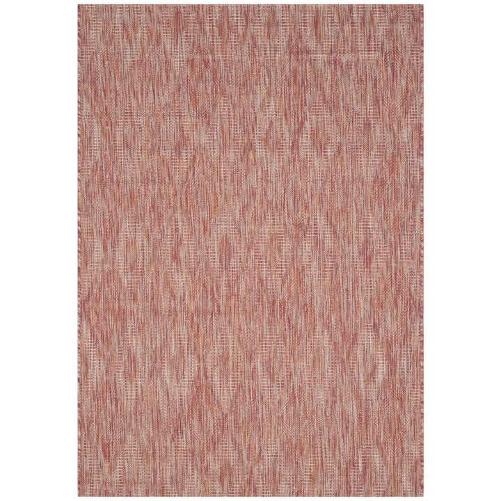 SAFAVIEH Outdoor CY8522-36522 Courtyard Red / Red Rug Image 1