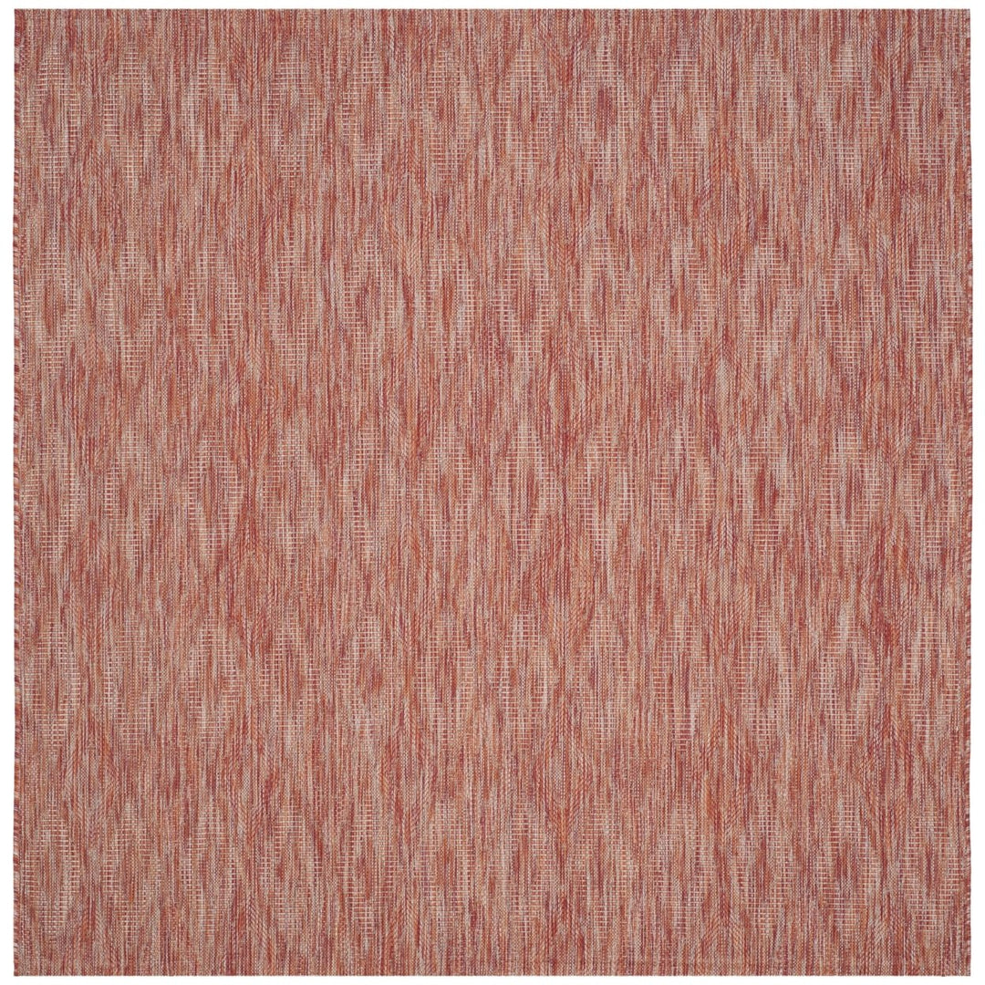 SAFAVIEH Outdoor CY8522-36522 Courtyard Red / Red Rug Image 1