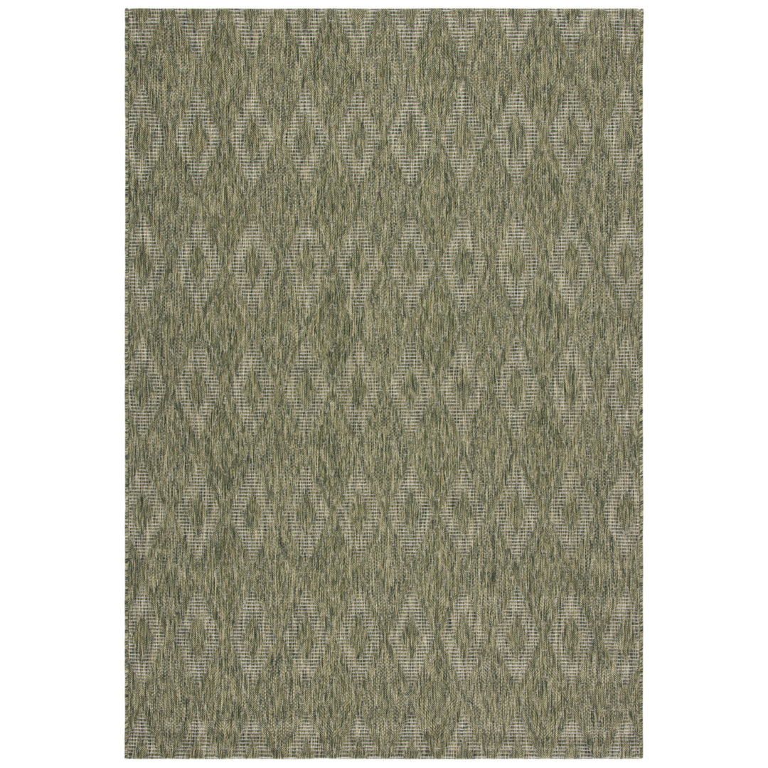 SAFAVIEH Outdoor CY8522-37922 Courtyard Collection Olive Rug Image 3