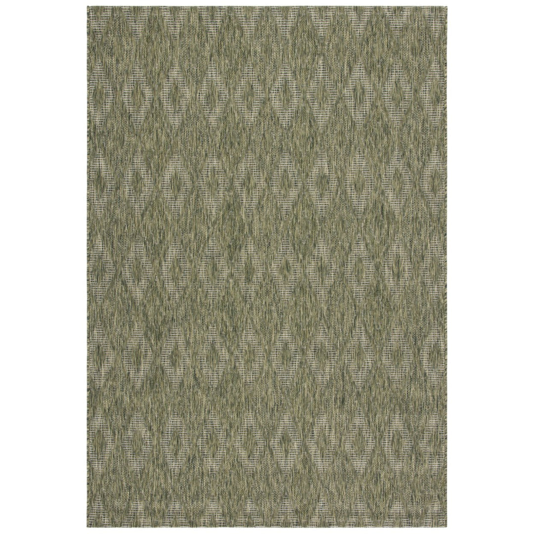 SAFAVIEH Outdoor CY8522-37922 Courtyard Collection Olive Rug Image 1