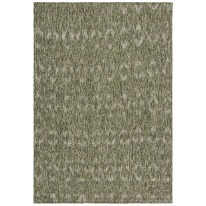 SAFAVIEH Outdoor CY8522-37922 Courtyard Collection Olive Rug Image 1