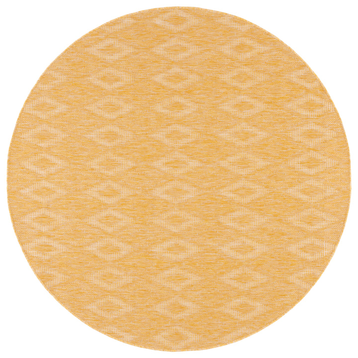 SAFAVIEH Outdoor CY8522-56022 Courtyard Collection Gold Rug Image 5