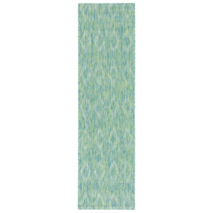 SAFAVIEH Outdoor CY8522-55722 Courtyard Collection Green Rug Image 6