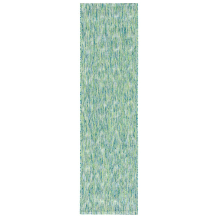 SAFAVIEH Outdoor CY8522-55722 Courtyard Collection Green Rug Image 1