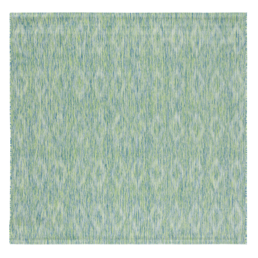 SAFAVIEH Outdoor CY8522-55722 Courtyard Collection Green Rug Image 7