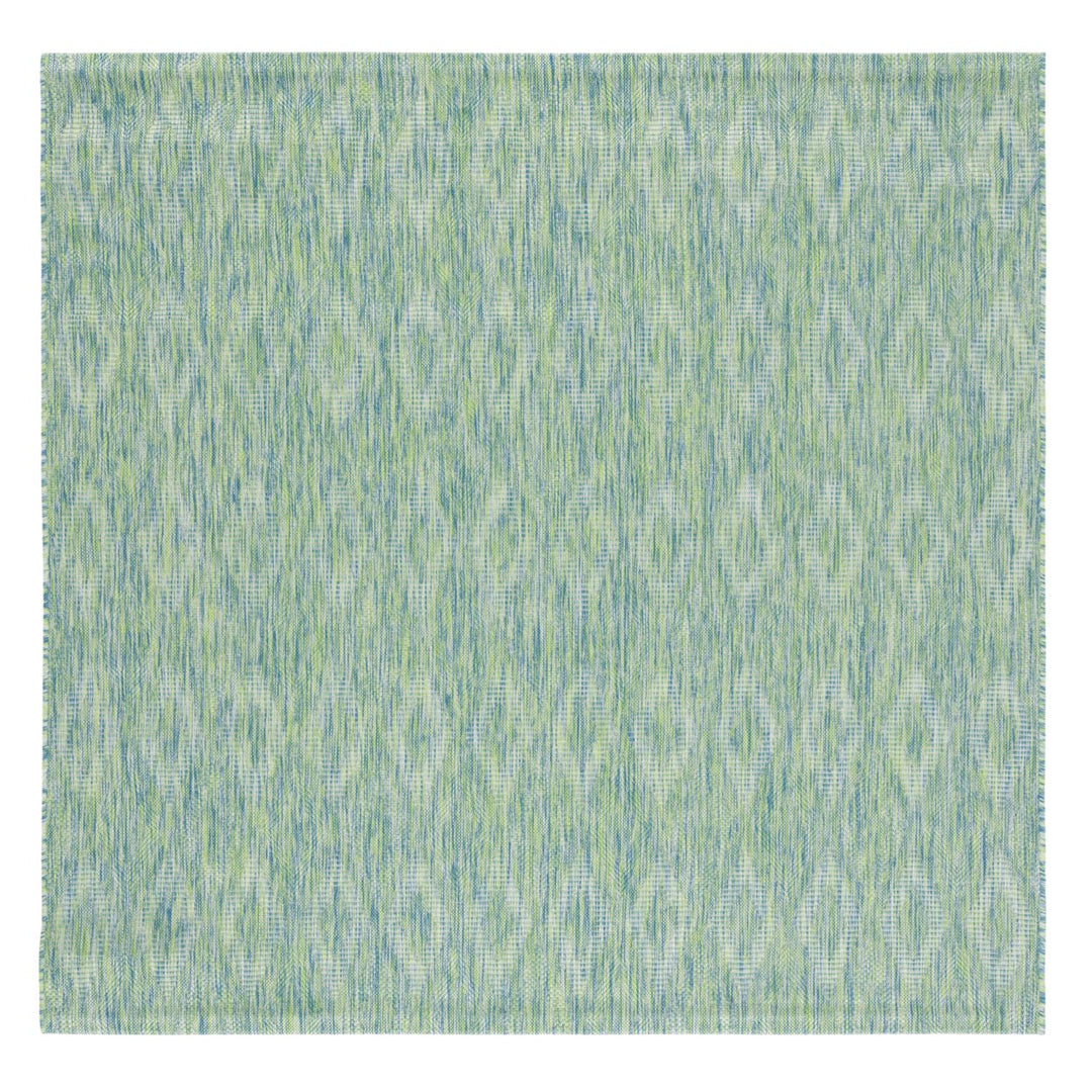 SAFAVIEH Outdoor CY8522-55722 Courtyard Collection Green Rug Image 1