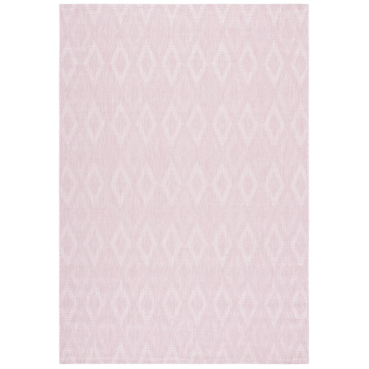 SAFAVIEH Outdoor CY8522-56222 Courtyard Collection Pink Rug Image 4