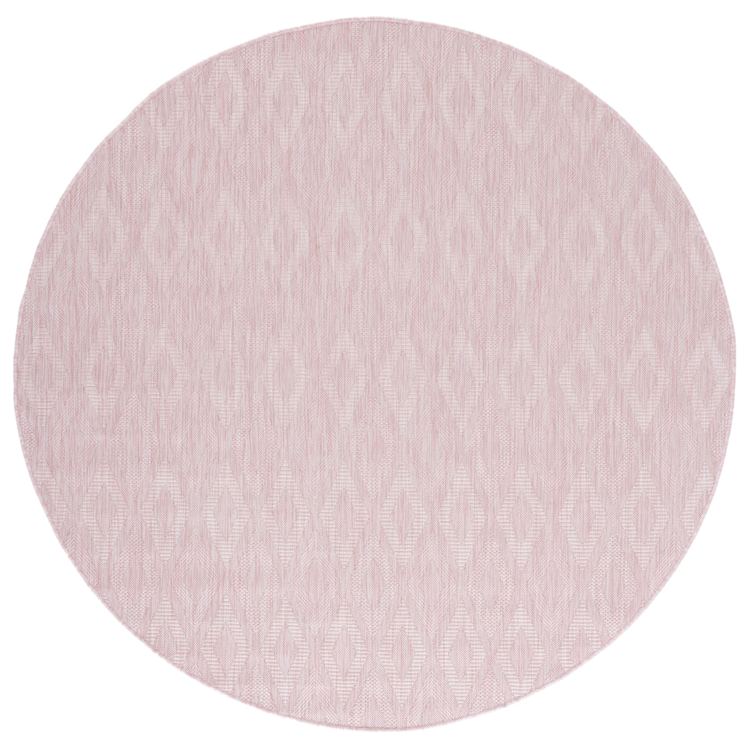 SAFAVIEH Outdoor CY8522-56222 Courtyard Collection Pink Rug Image 5