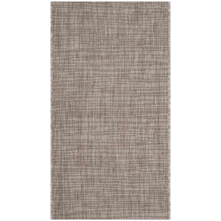 SAFAVIEH Outdoor CY8576-36311 Courtyard Light Brown Rug Image 1