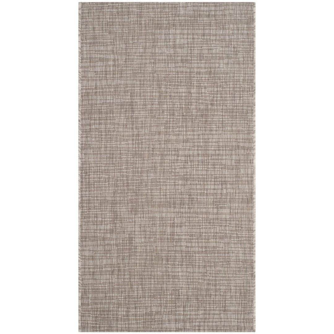 SAFAVIEH Outdoor CY8576-36311 Courtyard Light Brown Rug Image 1