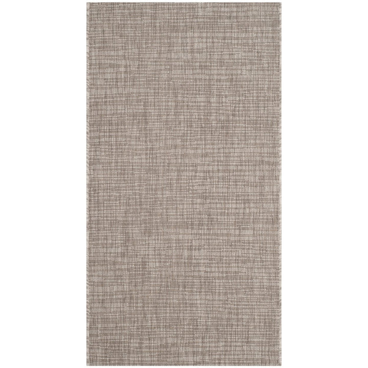 SAFAVIEH Outdoor CY8576-36311 Courtyard Light Brown Rug Image 1