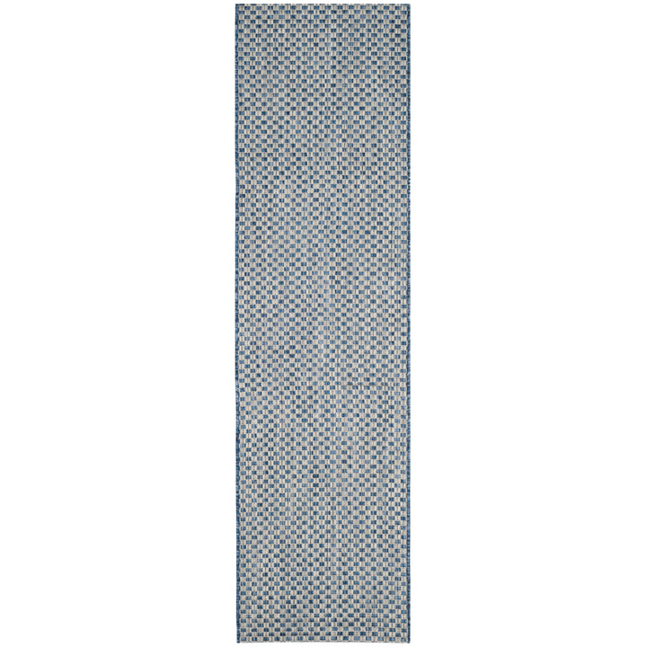 SAFAVIEH CY8653-36821 Courtyard Blue / Light Grey Image 3