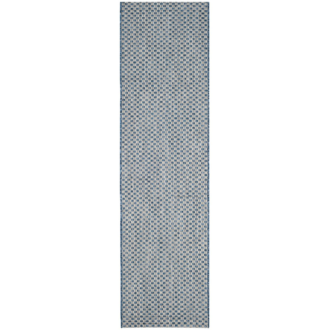 SAFAVIEH CY8653-36821 Courtyard Blue / Light Grey Image 1