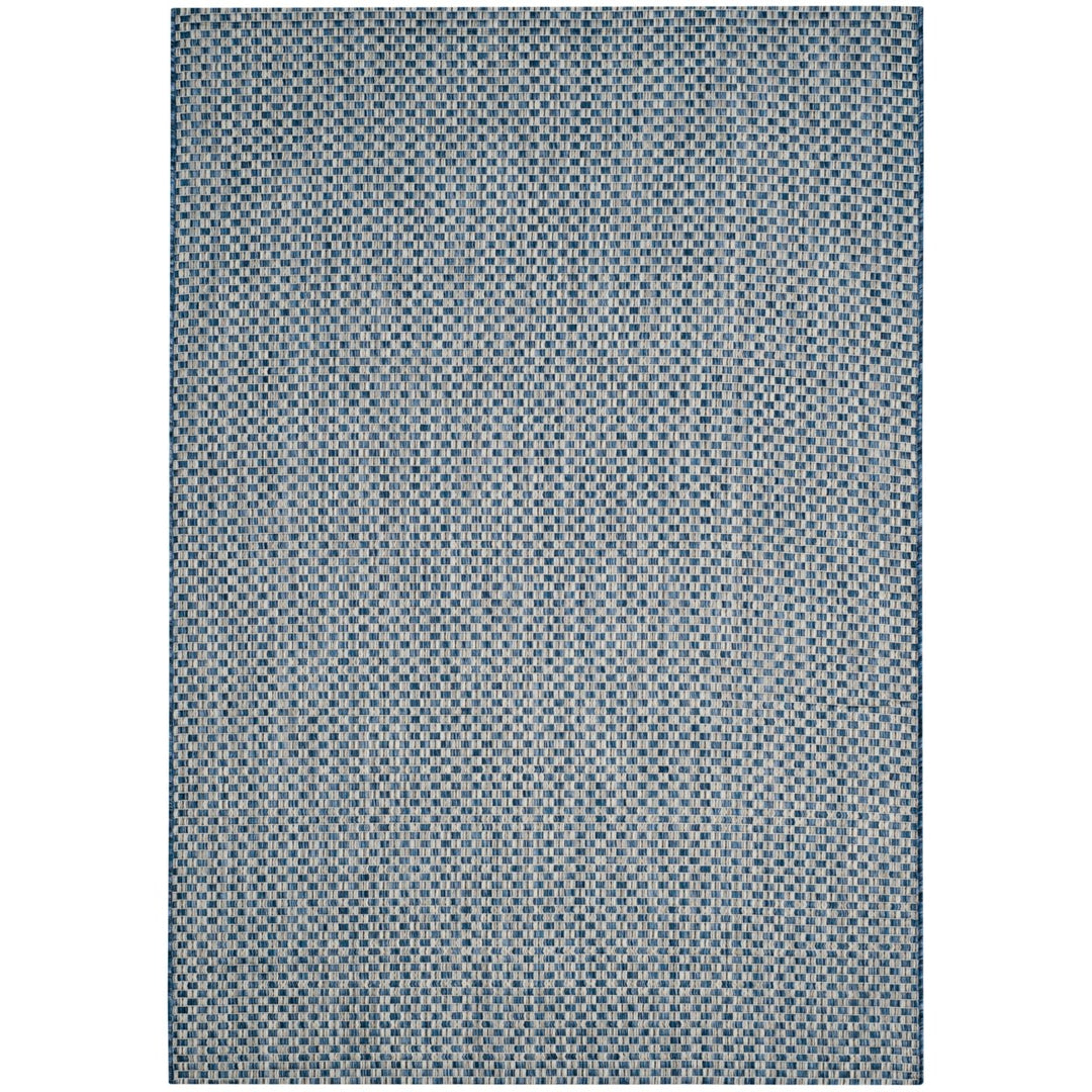 SAFAVIEH CY8653-36821 Courtyard Blue / Light Grey Image 6