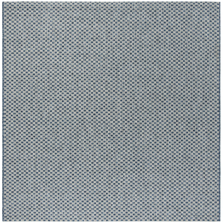 SAFAVIEH CY8653-36821 Courtyard Blue / Light Grey Image 1