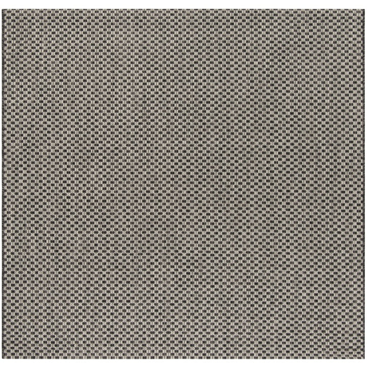 SAFAVIEH CY8653-37621 Courtyard Black / Light Grey Image 1