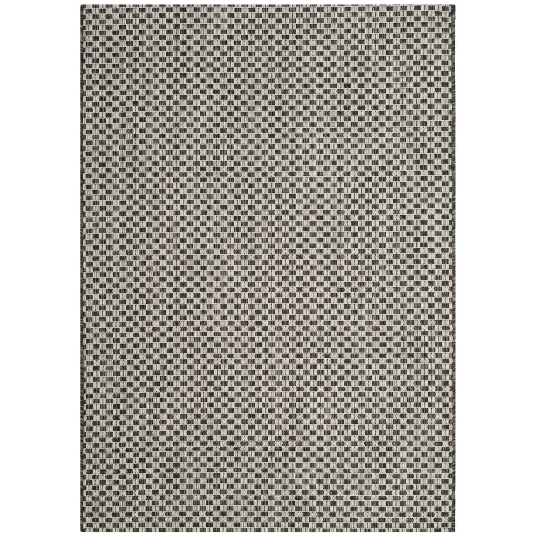 SAFAVIEH CY8653-37621 Courtyard Black / Light Grey Image 1