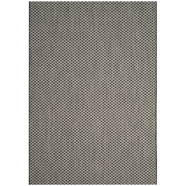 SAFAVIEH CY8653-37621 Courtyard Black / Light Grey Image 1