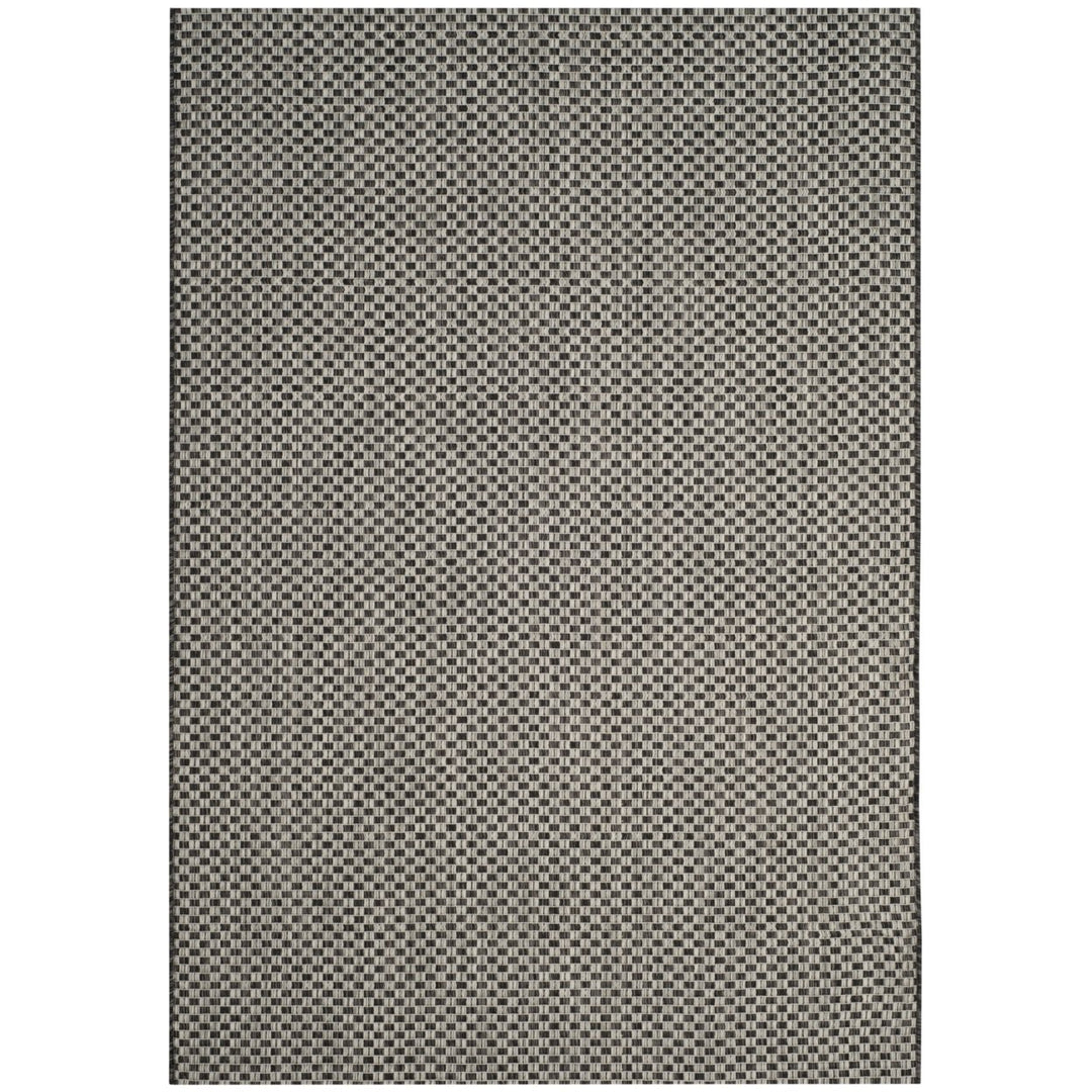 SAFAVIEH CY8653-37621 Courtyard Black / Light Grey Image 1