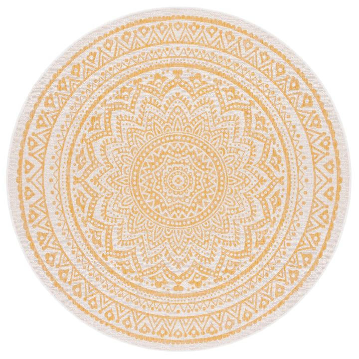 SAFAVIEH CY8734-56012 Courtyard Ivory / Gold Image 2