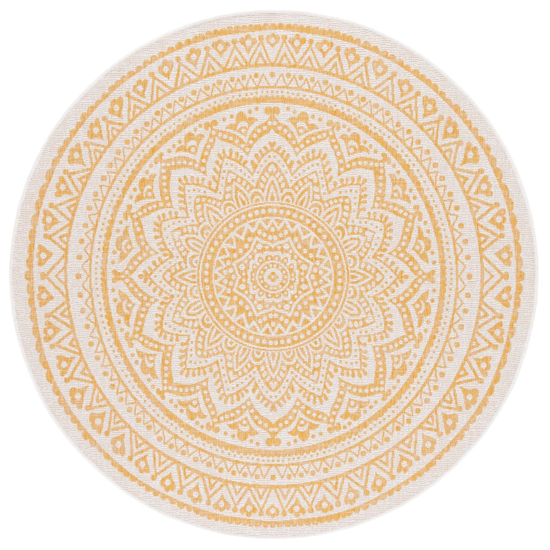 SAFAVIEH CY8734-56012 Courtyard Ivory / Gold Image 1