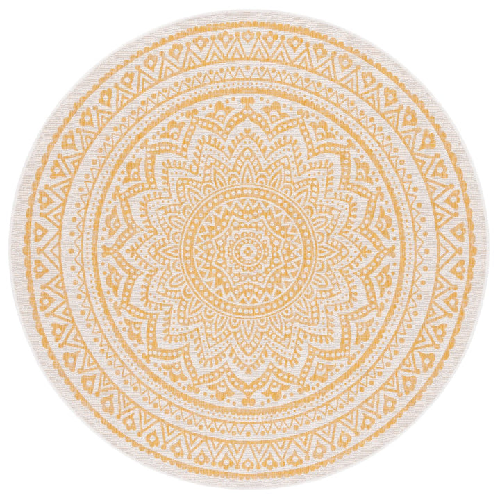 SAFAVIEH CY8734-56012 Courtyard Ivory / Gold Image 1