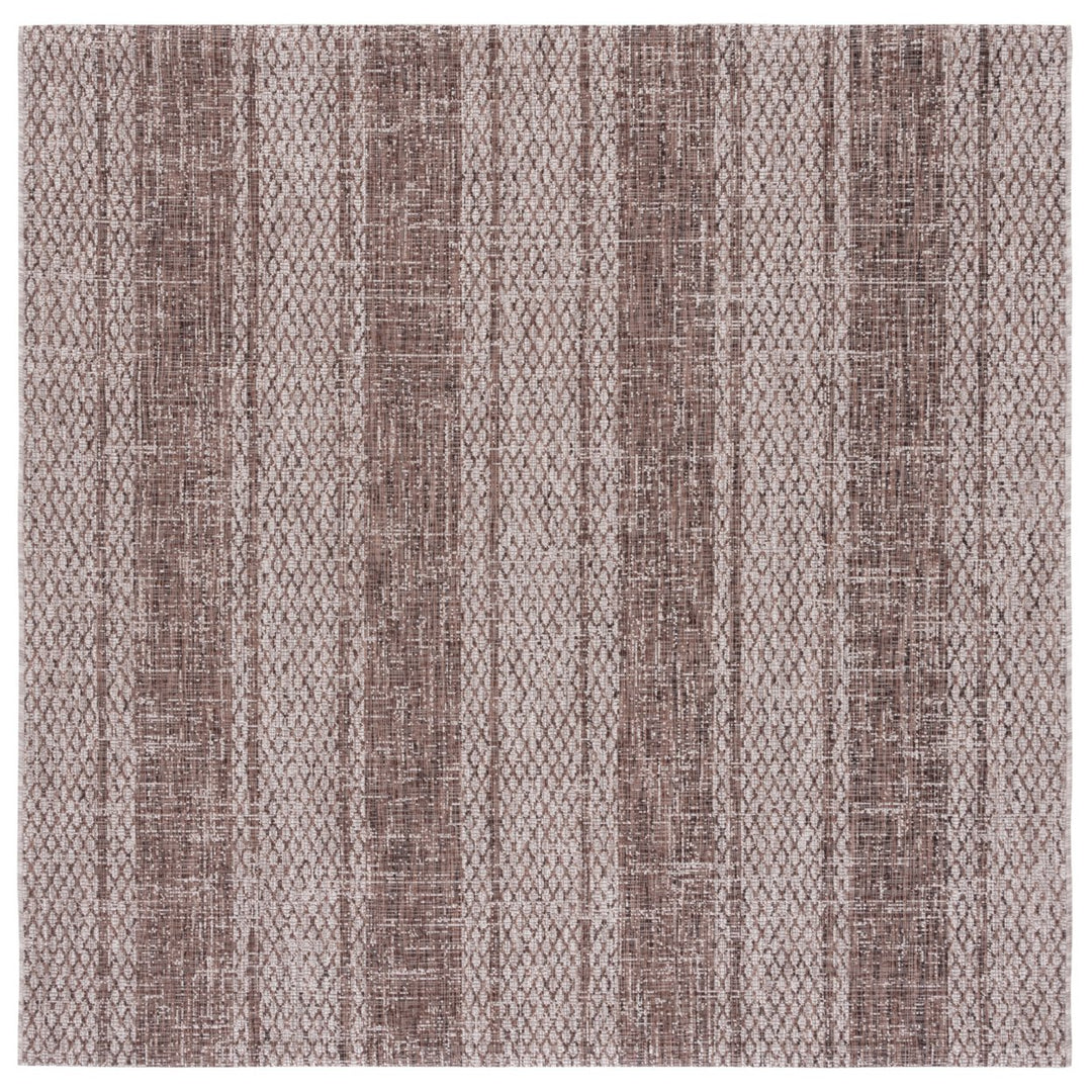 SAFAVIEH Outdoor CY8736-36312 Courtyard Lt Beige / Lt Brown Rug Image 1