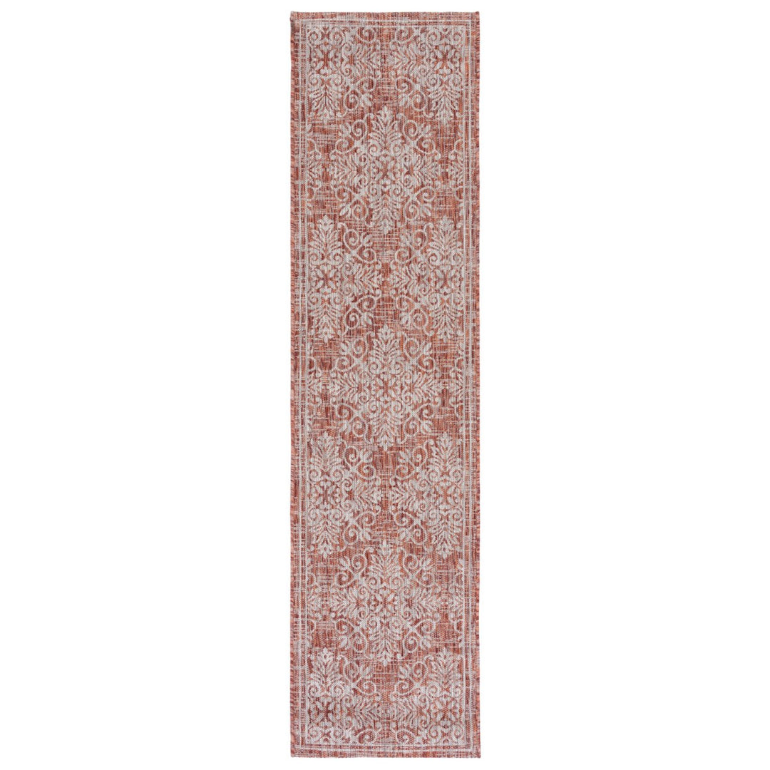 SAFAVIEH Outdoor CY8961-36521 Courtyard Red / Ivory Rug Image 1