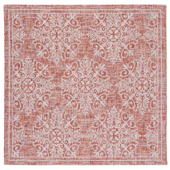 SAFAVIEH Outdoor CY8961-36521 Courtyard Red / Ivory Rug Image 7