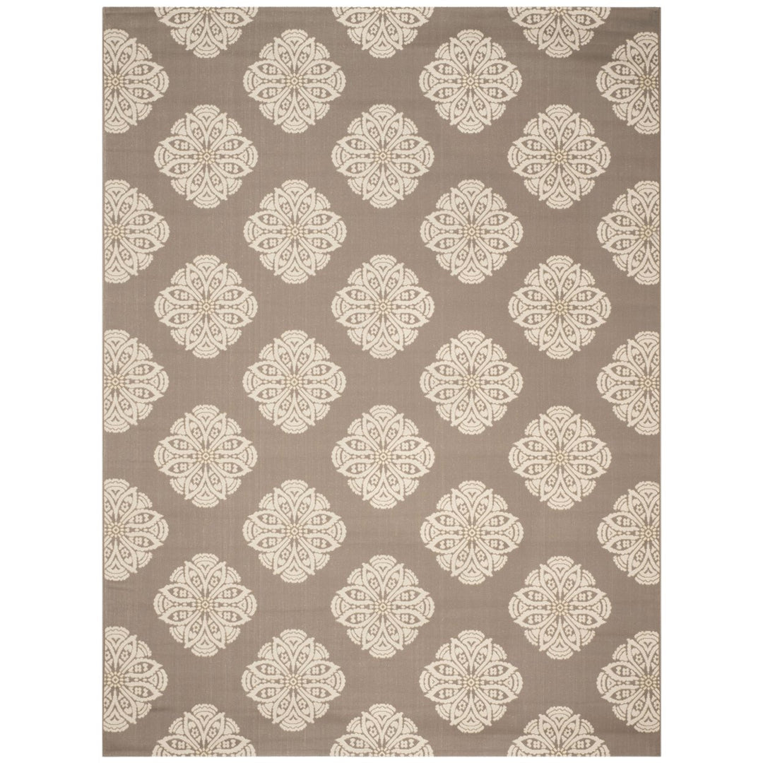 SAFAVIEH Indoor Outdoor CYW2432B Courtyard Beige / Yellow Rug Image 2