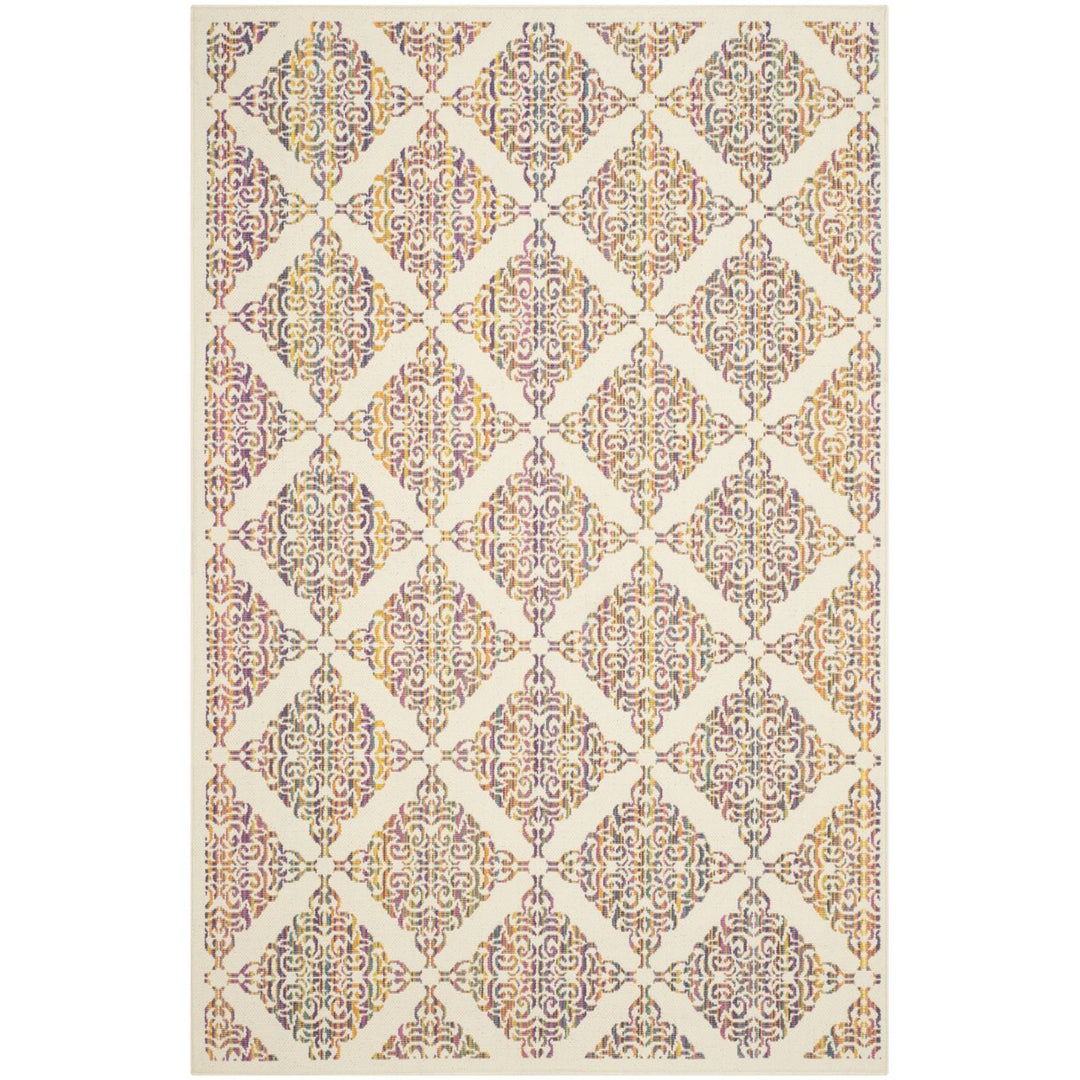 SAFAVIEH Indoor Outdoor HAV204A Havana Natural / Multi Rug Image 1