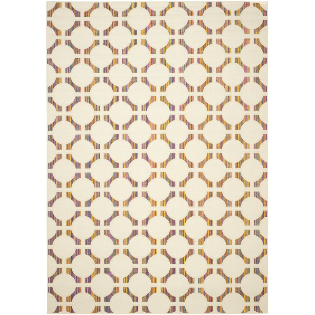 SAFAVIEH Indoor Outdoor HAV210A Havana Natural / Multi Rug Image 1