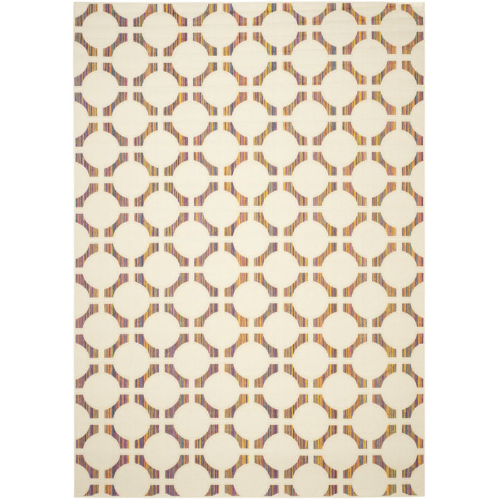 SAFAVIEH Indoor Outdoor HAV210A Havana Natural / Multi Rug Image 1