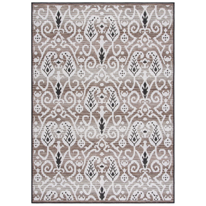 SAFAVIEH Indoor Outdoor HAV321E Havana Light Brown / Ivory Rug Image 1