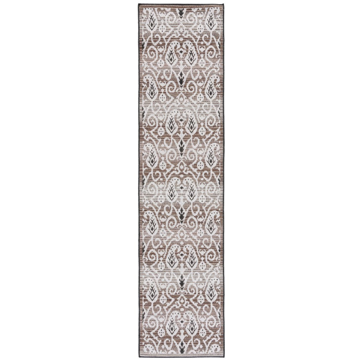 SAFAVIEH Indoor Outdoor HAV321E Havana Light Brown / Ivory Rug Image 1