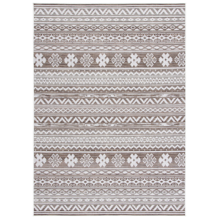 SAFAVIEH Indoor Outdoor HAV331E Havana Light Brown / Ivory Rug Image 4