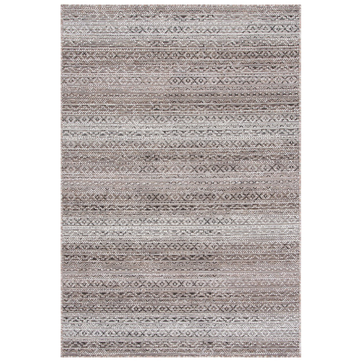 SAFAVIEH Indoor Outdoor HAV350E Havana Light Brown / Ivory Rug Image 1