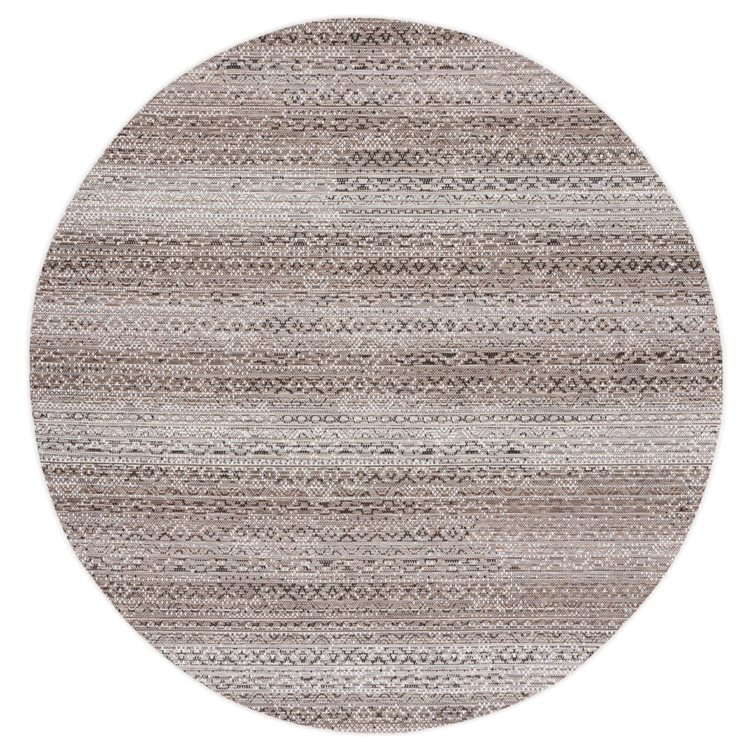 SAFAVIEH Indoor Outdoor HAV350E Havana Light Brown / Ivory Rug Image 1