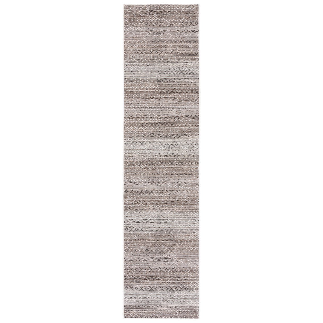 SAFAVIEH Indoor Outdoor HAV350E Havana Light Brown / Ivory Rug Image 1