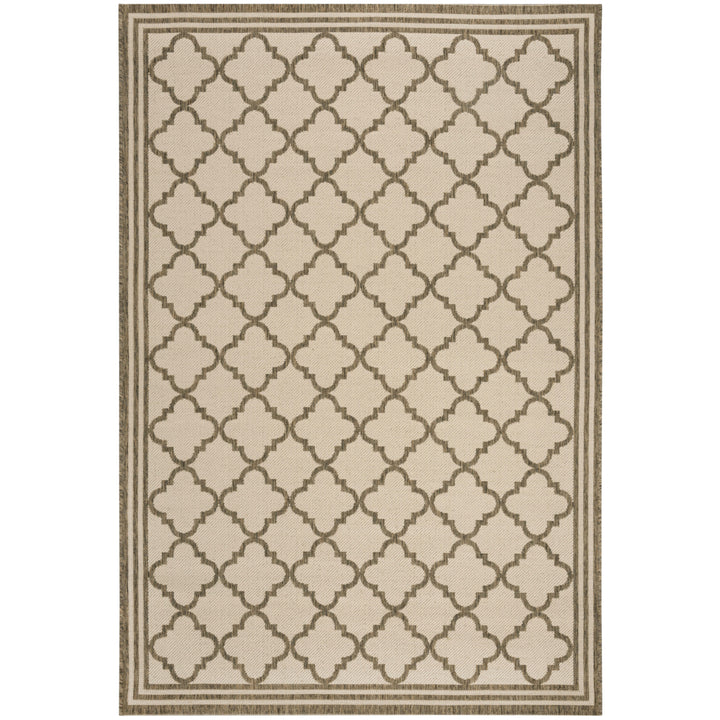 SAFAVIEH Outdoor LND121C Linden Collection Cream / Beige Rug Image 11