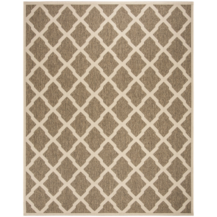 SAFAVIEH Outdoor LND122D Linden Collection Beige / Cream Rug Image 4