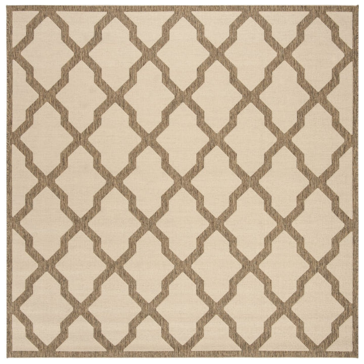 SAFAVIEH Outdoor LND122C Linden Collection Cream / Beige Rug Image 1