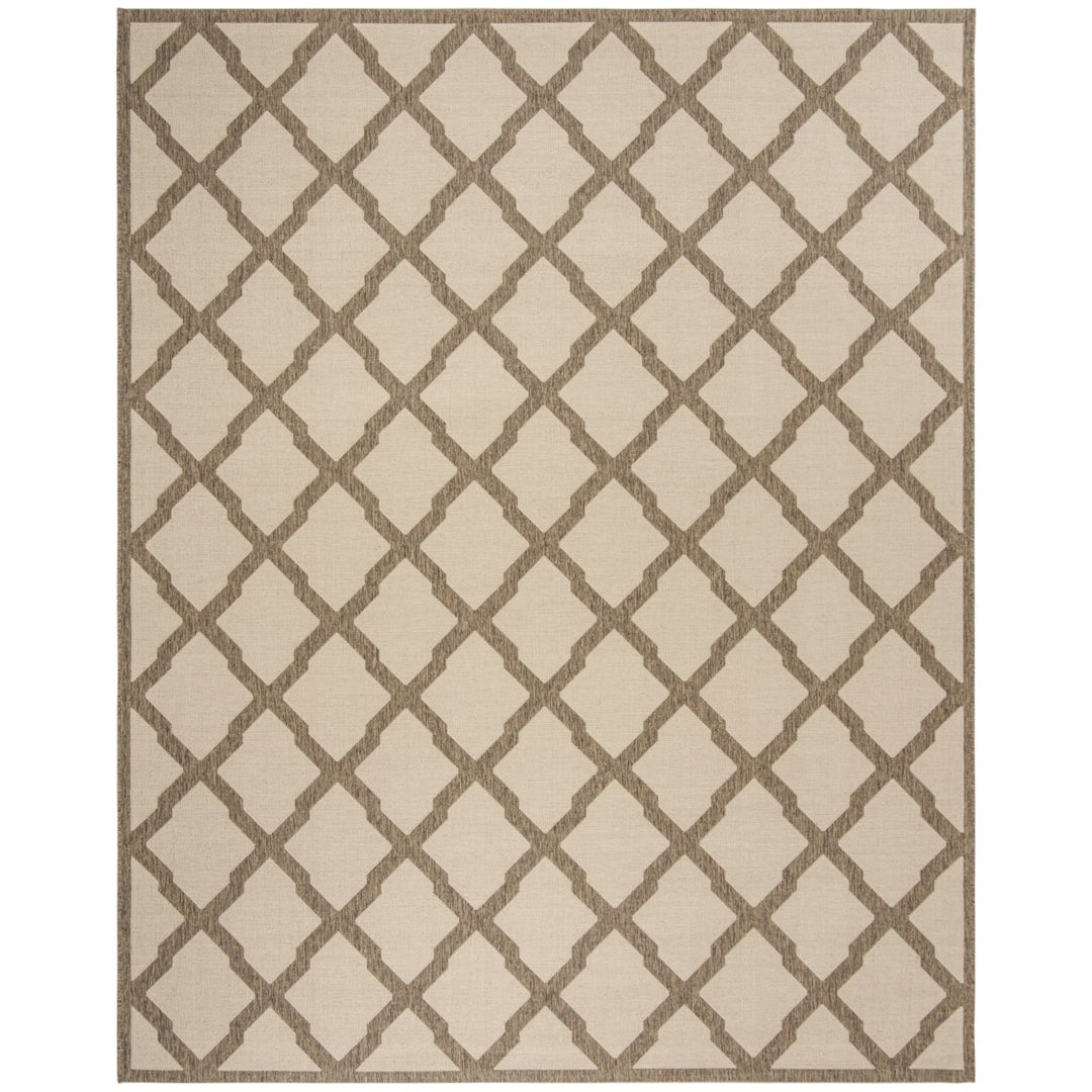 SAFAVIEH Outdoor LND122C Linden Collection Cream / Beige Rug Image 1