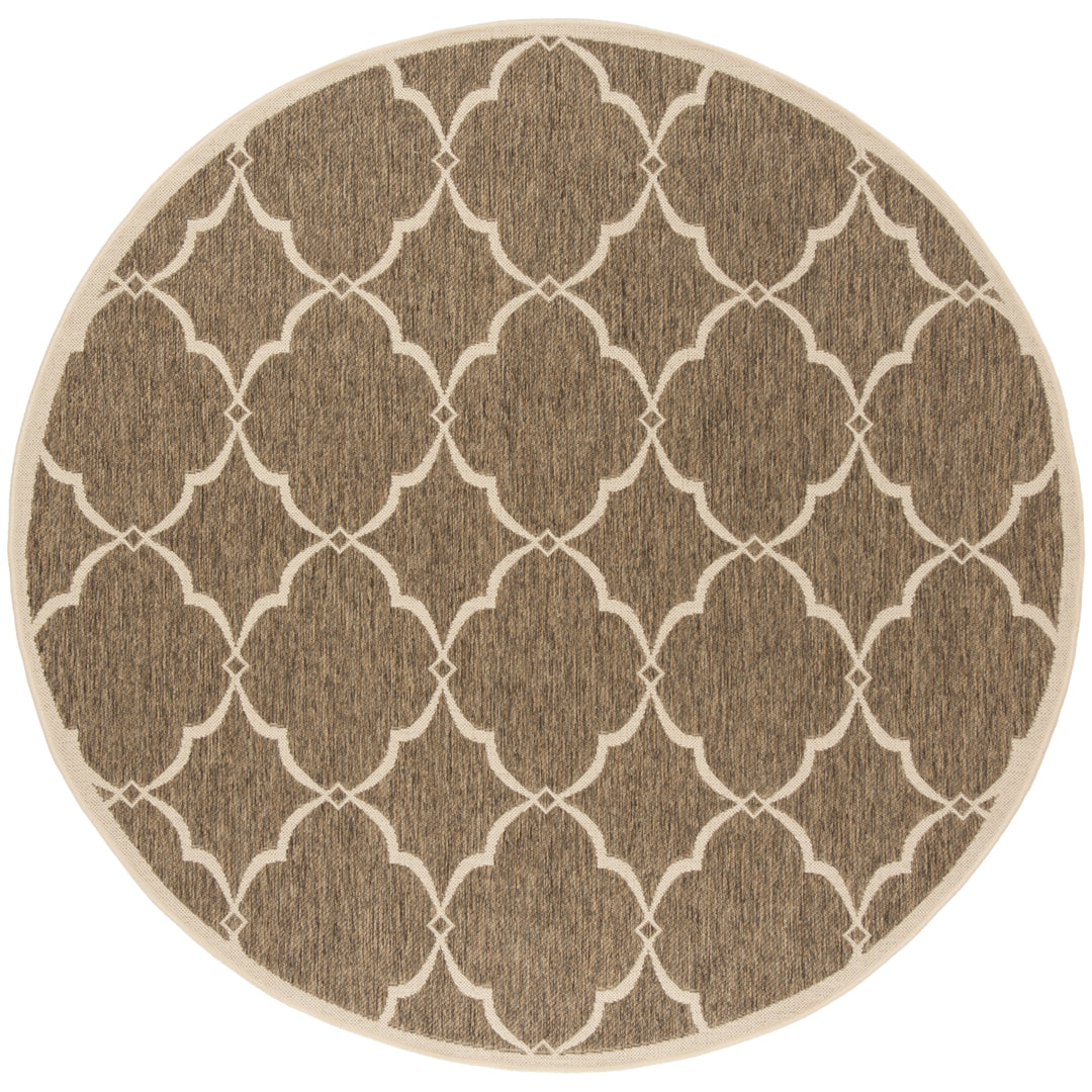 SAFAVIEH Outdoor LND125D Linden Collection Beige / Cream Rug Image 5