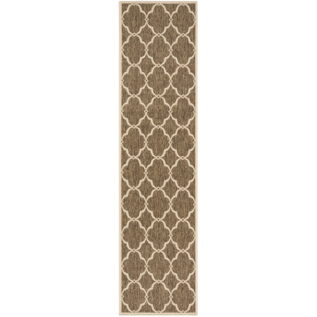 SAFAVIEH Outdoor LND125D Linden Collection Beige / Cream Rug Image 6