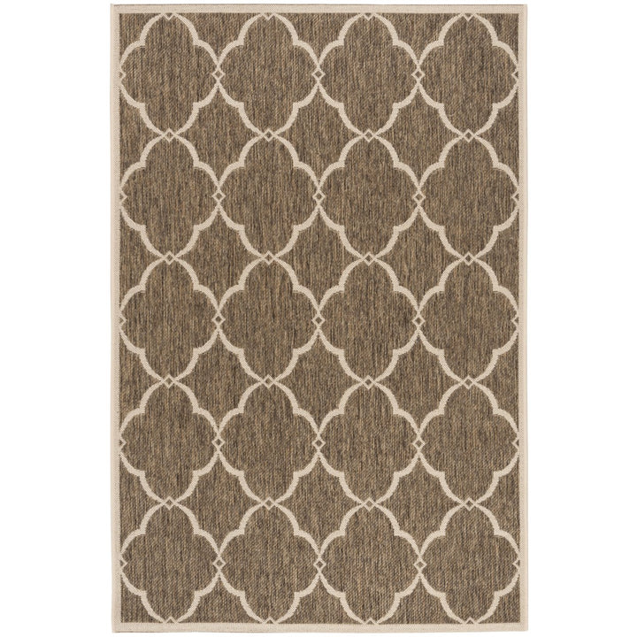 SAFAVIEH Outdoor LND125D Linden Collection Beige / Cream Rug Image 10